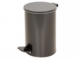 Урна с педалью 10 литров черная