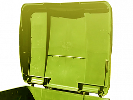 Крышка 1100л желтая