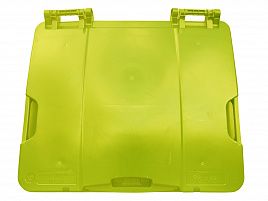 Плоская крышка 1100л желтая