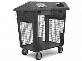 Мусорный контейнер 1,1 м 3 серый