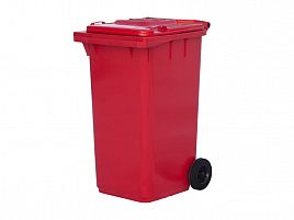 Мусорный контейнер 240 л красный