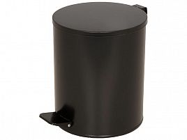 Урна с педалью 15 литров черная