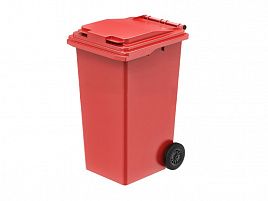 Мусорный контейнер 240л красный