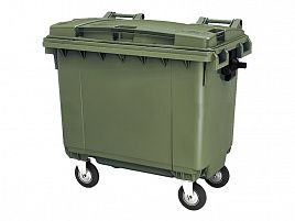 Мусорный контейнер 770л, зеленый
