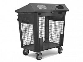 Мусорный контейнер 0,8 м3 серый