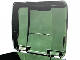 Крышка 1100л зеленая